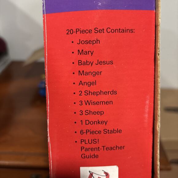 Rainfall Bible Greats Playset The Nativity 20 Pc 1997 Religious Educational Toy - Picture 6 of 7